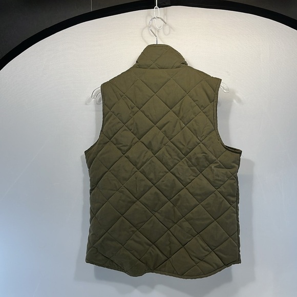 Thread & Supply Olive  Green Quilted Full Zip Snap Flap pockets  Womens large - Picture 3 of 12